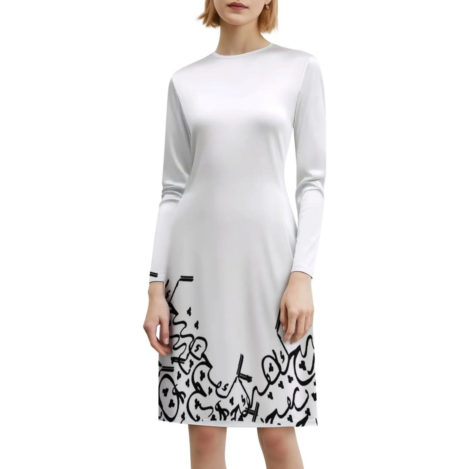 فستان أنيق بحروف بوهو أنيق على الشاطئ لحفلات الزفاف وحفلات الزفاف وحروف سكريتو والخط بخط اليد ملابس نسائية #6