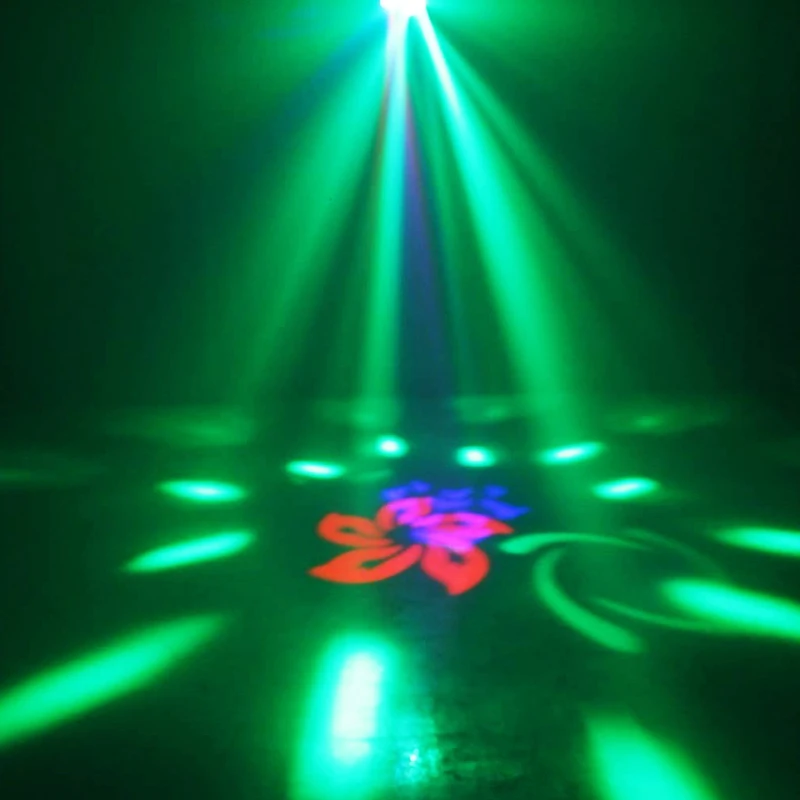 HCWE LED 7-in-1 magische bal feestlicht discobal patroon projector geluidsgeactiveerde verjaardagsbar DJ Karaoke kerstdecoratie