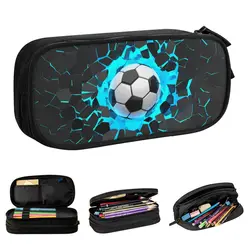 Classic Soccer Football Balls astucci per matite sport Pencil Pouch Pen Kids Big Capacity Bags studenti School Gift Stationery