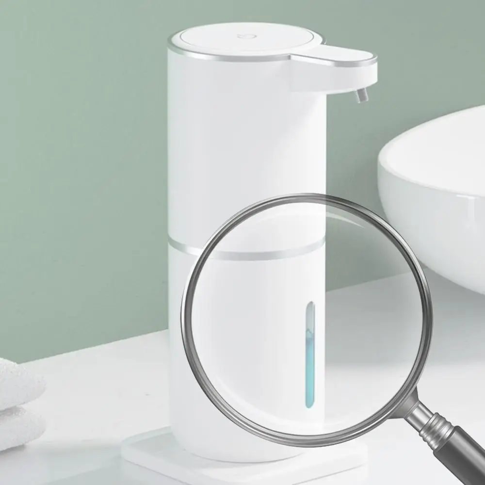 

380ML Infrared Liquid Soap Dispenser Waterproof Liquid Hand Soap Dispenser Pump Large Capacity Rechargeable for Bathroom Kitchen