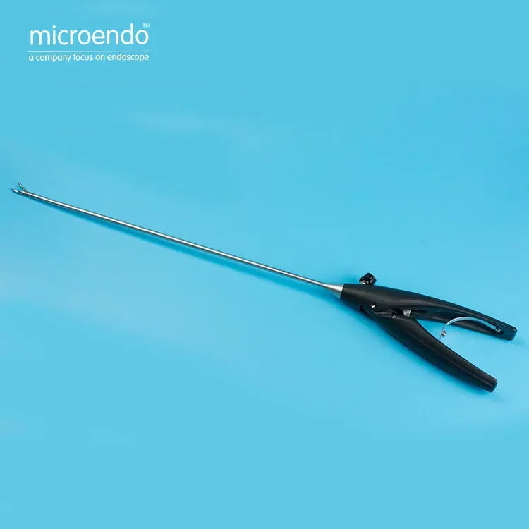 Auto lock Laparoscopy needle holder curved laparoscopic surgical needle holder laparoscopy instruments