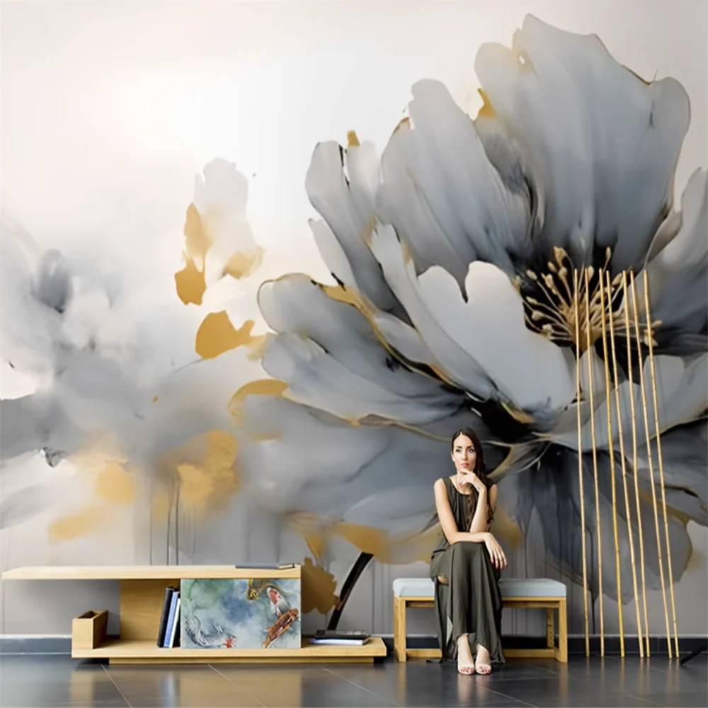 

Пользовательские papel de parede 3d фото винтажные цветы обои ТВ фон обои спальня гостиная обои украшение дома