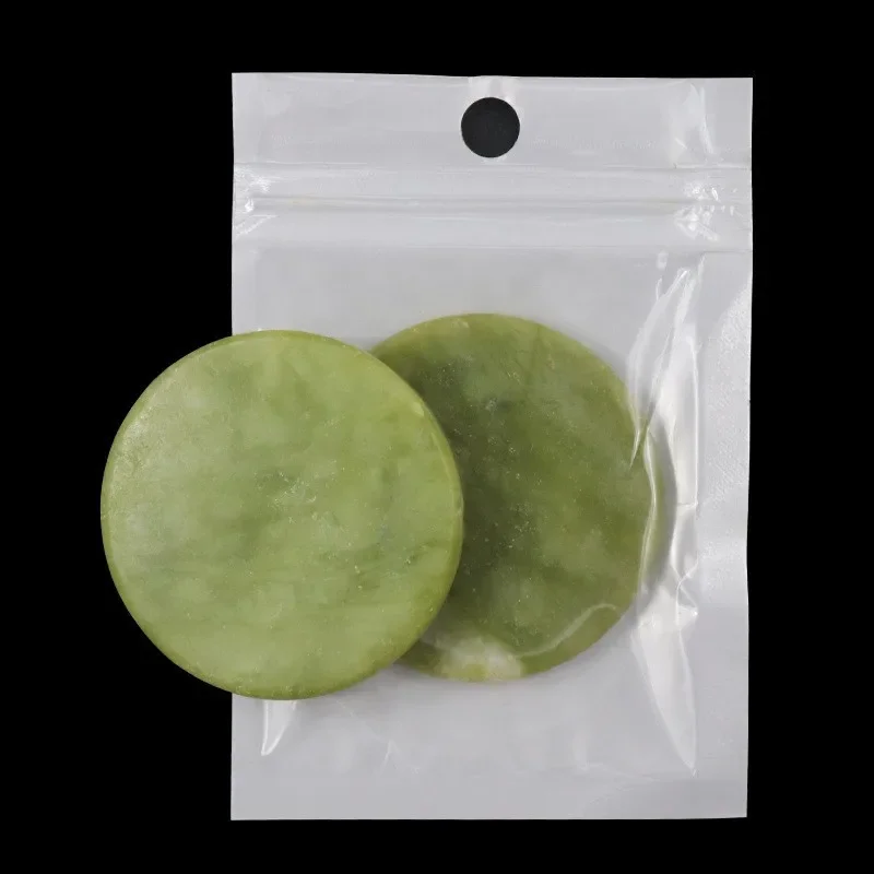 1pcs 5cm Jade Stone for Eyelash Extension Glue Adhesive Holder Eyelash Glue Pad Pallet Makeup Tools Individual Package