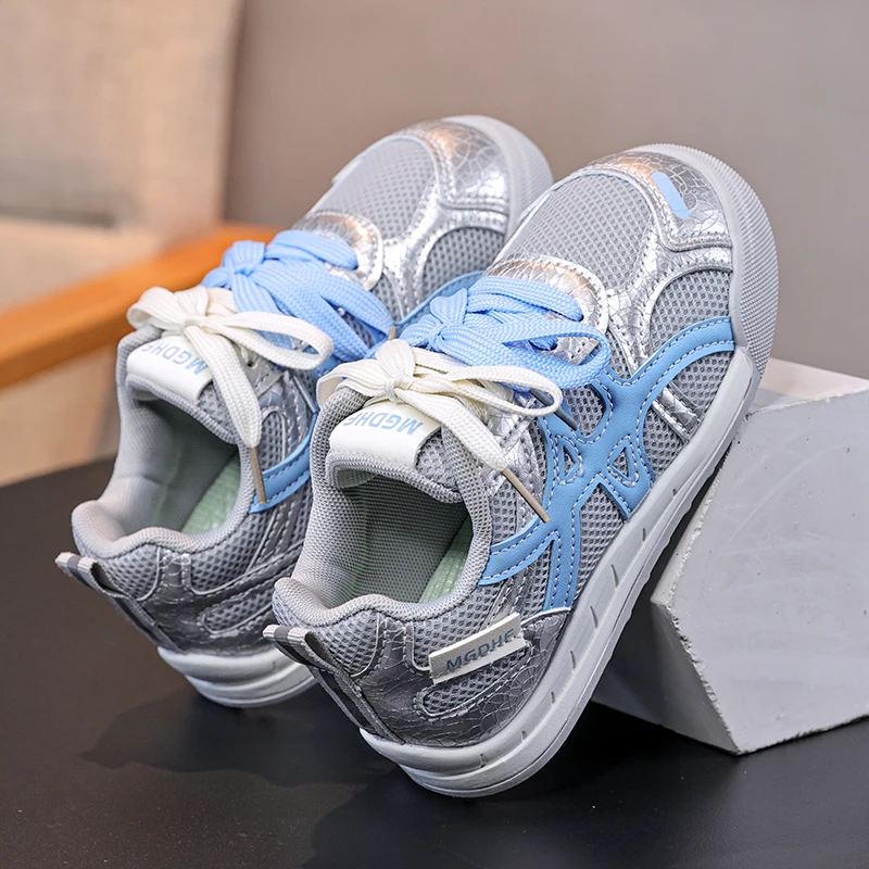 

Summer New Mesh Low Cut Childrens Sports Shoes Versatile and Comfortable Trendy Running Shoes Lightweight Outdoor Casual Shoes