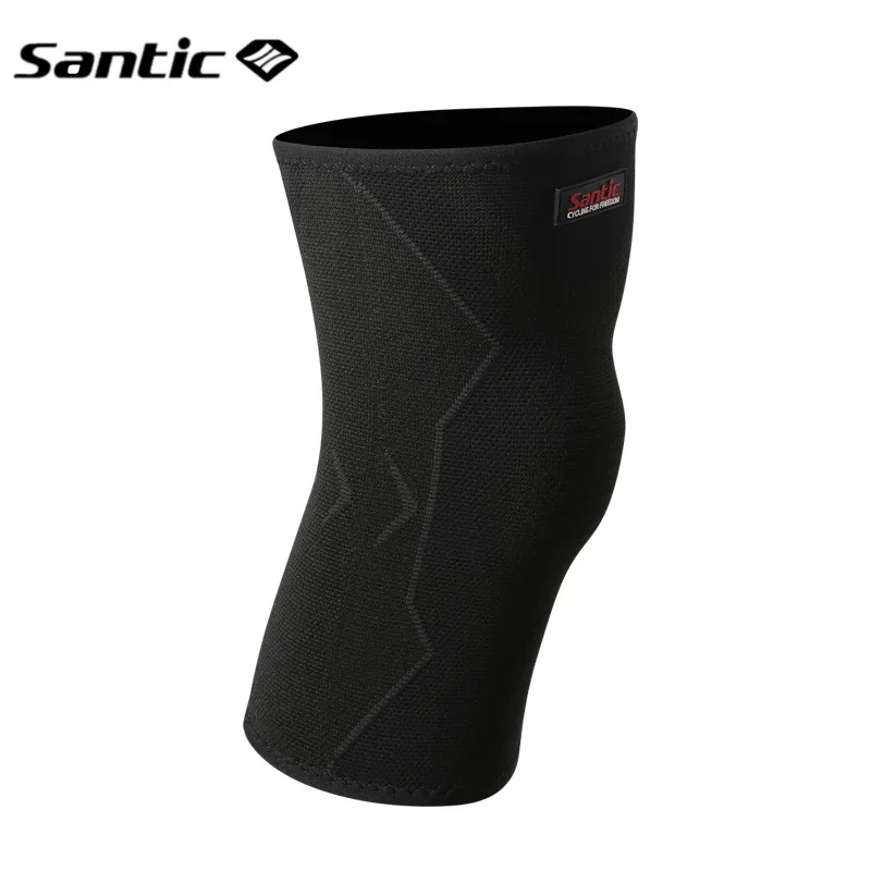 SANTIC Men\'s Cycling Leg Warmers Bike Knee Pad Cycling Sleeve Knee Protector for Riding Hiking Climbing Sports Bicycle Equipment