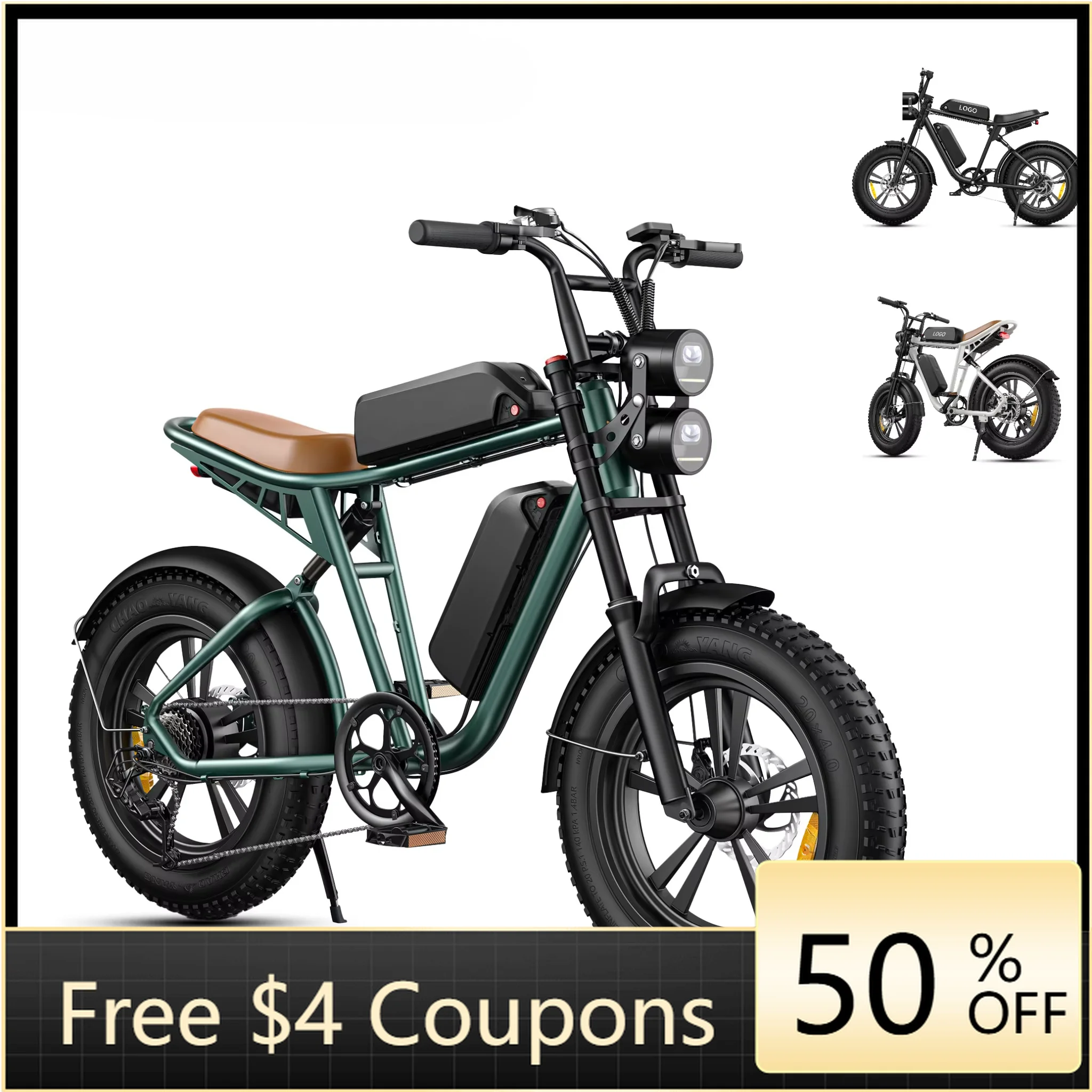 

Rs Wholesale Moped Style MTB Max 120km 48V 26Ah Aluminum Frame 20 Inch Tire M