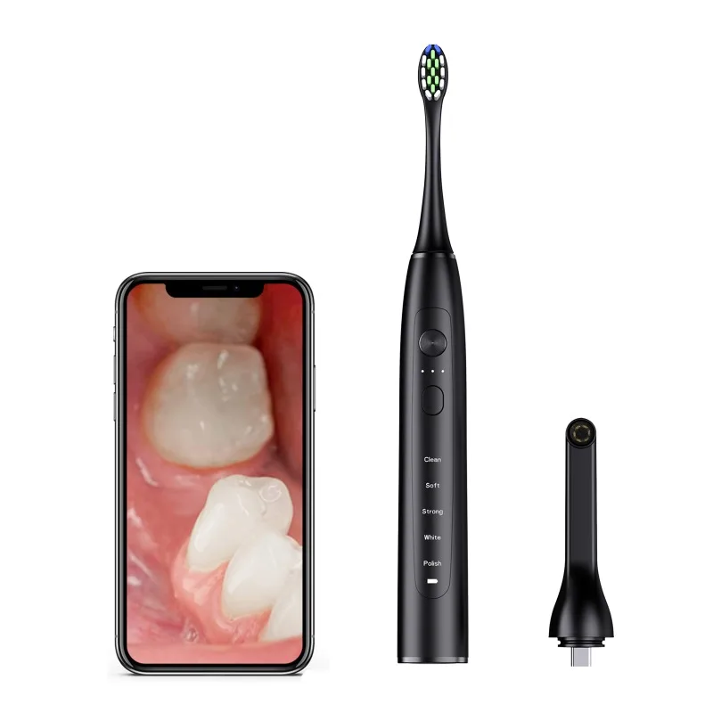 

Ultrasonic Electric Toothbrush Adult Intelligent Timed Toothbrush Teeth Cleaning and Whitening 5-speed USB Charging Toothbrush