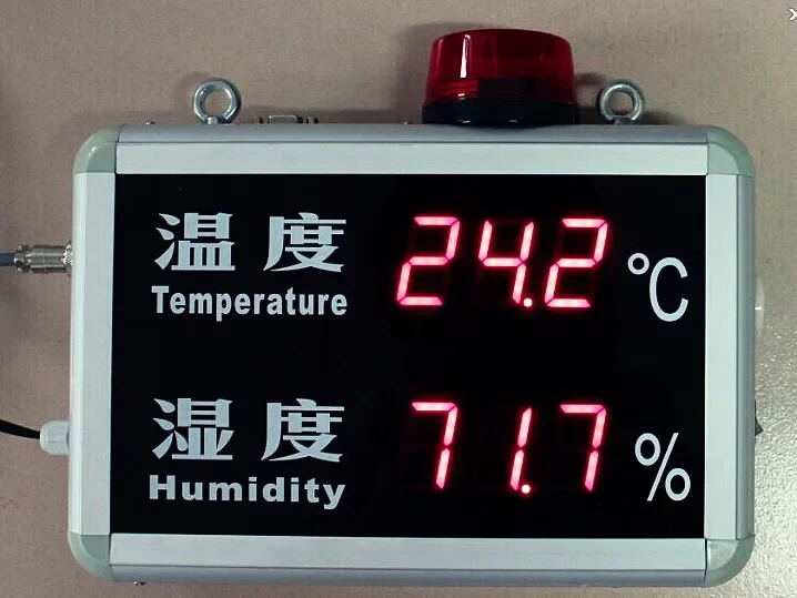 

Shenzhen Yindu temperature and humidity alarm display screen YD-HT815B/818B/823B/840B with sensor