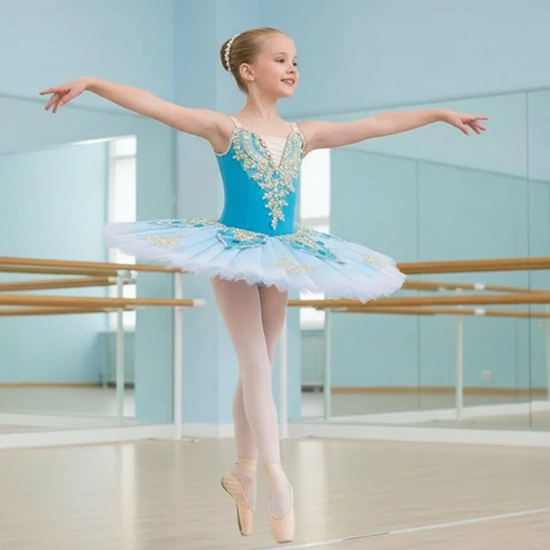 Tutú de Ballet Profesional Rosa para Adultos, Disfraz de Le Corsaire, Falda Tipo Plato para Bailarinas de Ballet