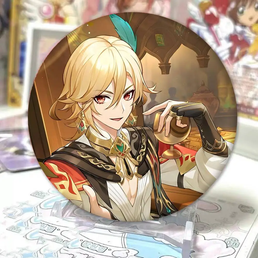 شارات Genshin Impact Kaveh دبابيس كرتونية دبابيس مصنوعة يدويًا لحقيبة الظهر وإكسسوارات المجوهرات شارة الهدايا #2