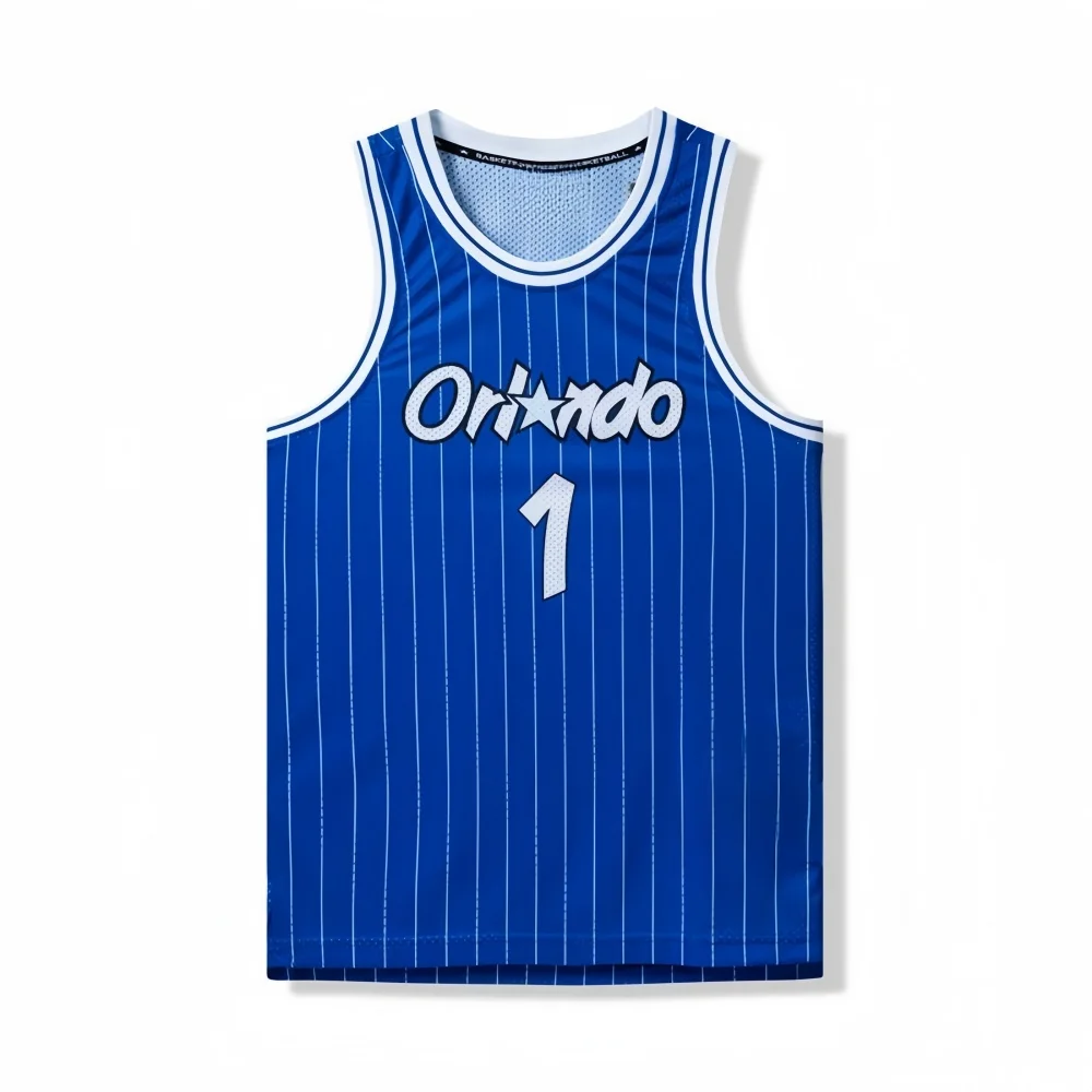 American retro basketball jerseys Magic 1st quick-drying breathable short-sleeved vest for men and women with the same paragraph