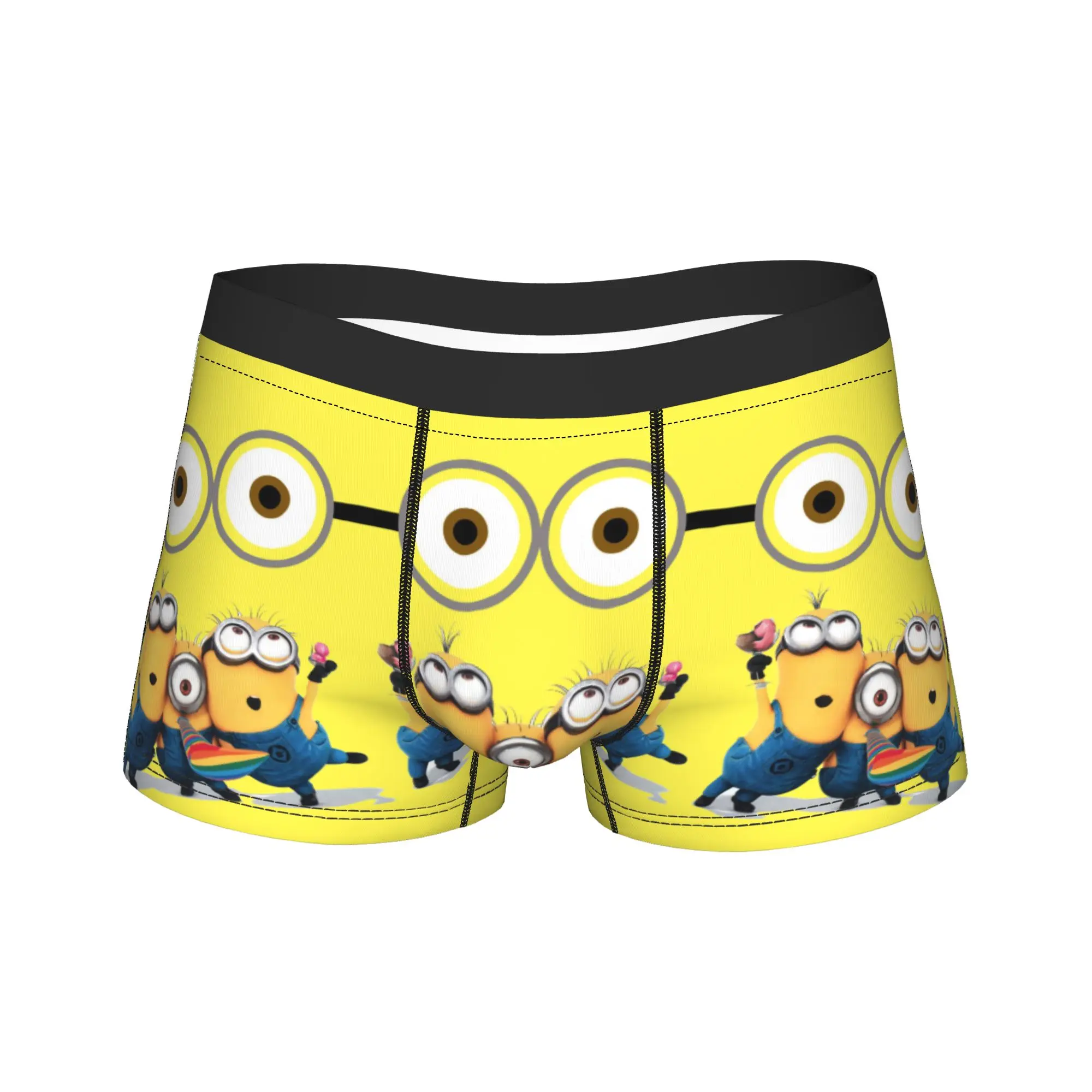 

Нижнее белье M-Minions, классические трусы, шорты на заказ, мужские трусы с карманом, боксеры большого размера