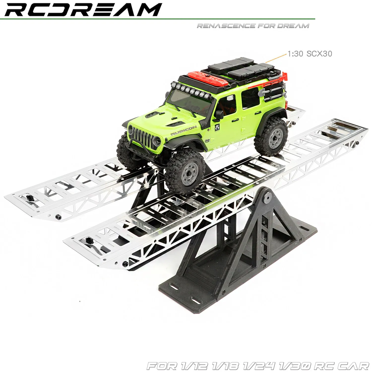 

Rcdream Aluminum Rc Seesaw Simulation Obstacle Prop For 1 12 1 18 1 24 1 30 Rc Crawler Desktop Off Road Course Accessory