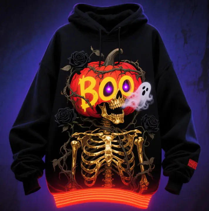 

Halloween pumpkin shaped men and women hoodie autumn hoodie sweatshirt cute halloween original design printed top