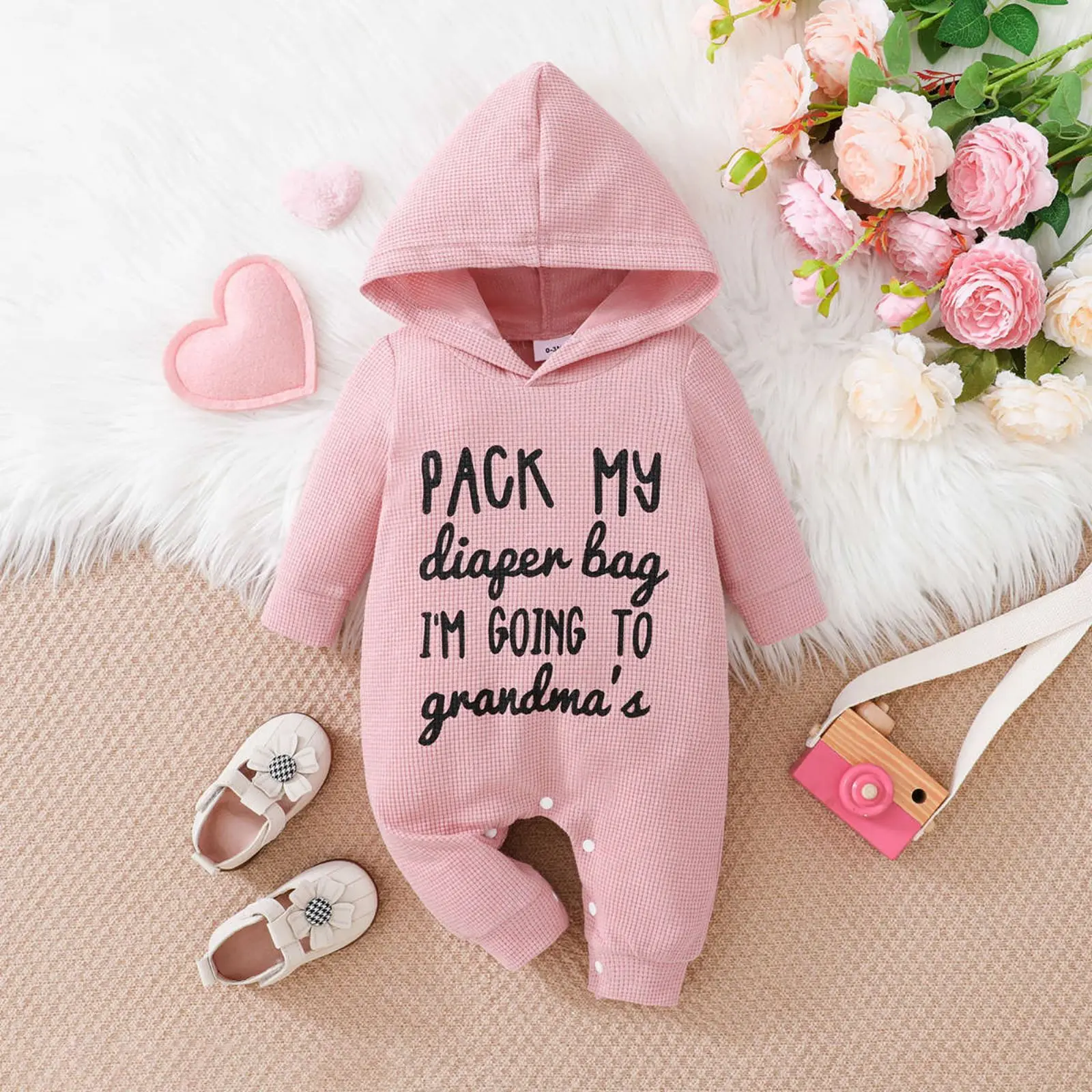 

Soft Newborn Baby Clothes Autumn Winter Baby Boys Girls Jumpsuit Thicken Hooded Jumpsuit Fall Winter Newborn Clothes 신생아 옷