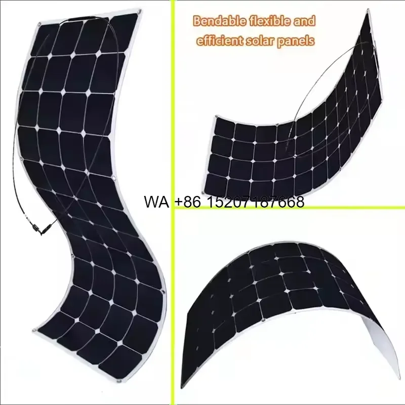 Wmwmnu Wholesale Thin Film MONO 150W for Sunpower Flexible Solar Panel for Car Marine Catamaran Yacht Boat Balcony Tent
