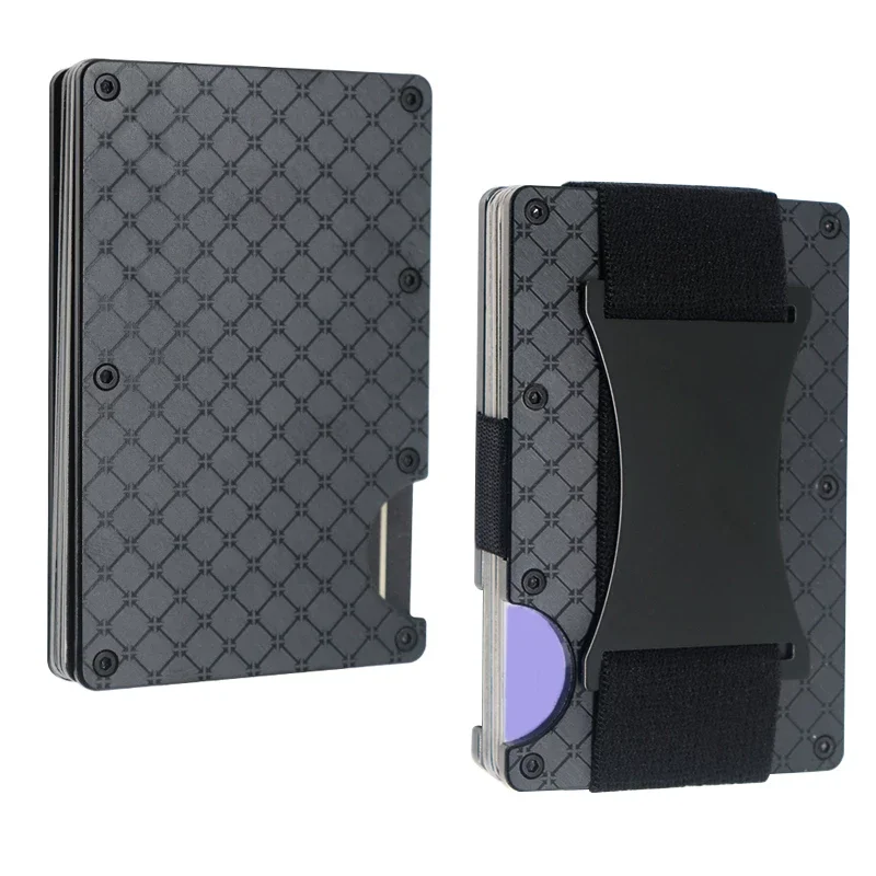 Wallet Carteira RFID Luxury Minimalist Metal Tarjetero Aluminio Hombre Business Porta Tarjeta Identificacion New Bring Pochette