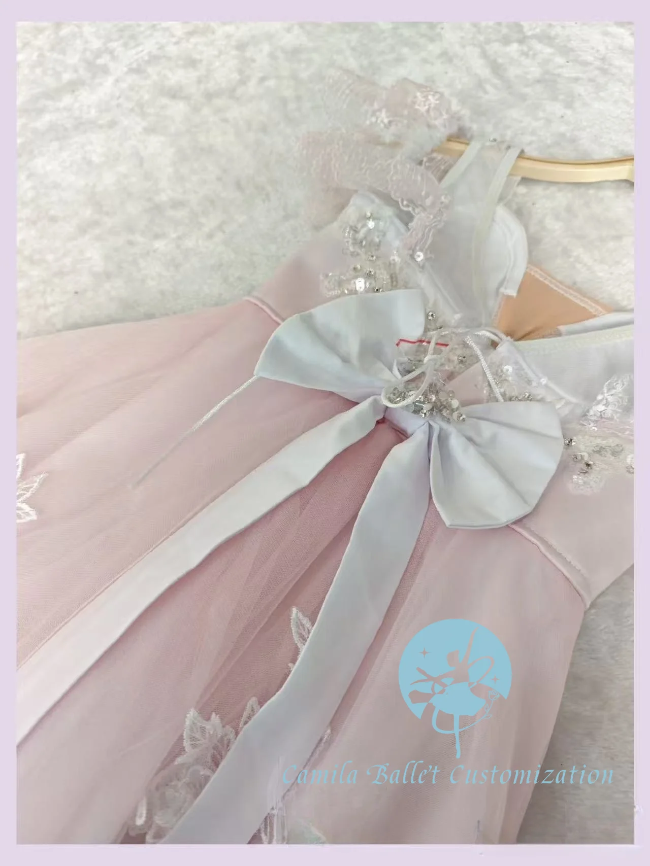 الراقية الجديدة المخصصة الوردي التدرج كلارا كسارة البندق الصغيرة أداء مسابقة الباليه تنورة طويلة تول الكبار والأطفال