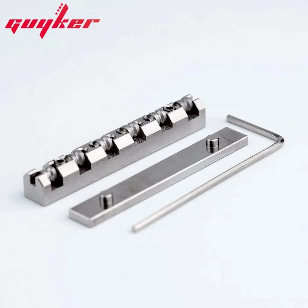 GUYKER Height Adjustable 42/43mm Titanium Alloy Ball Nut Guitar Nut For 6 String LP Guitar