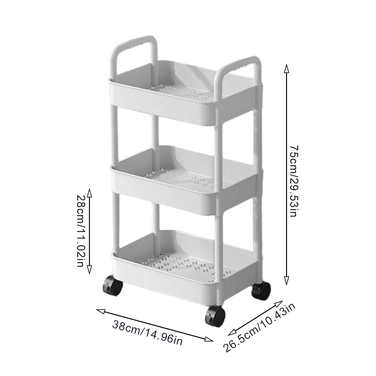 Kitchen Trolley Kitchen Rack With Casters Storage Rack Gap Storage Storage Trolley Kitchen Gap Kitchen Storage Rack