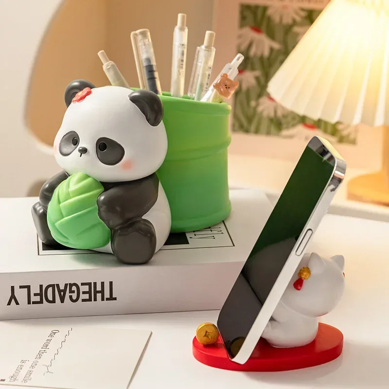 Creative Panda Pen Holder, Storage Decoration