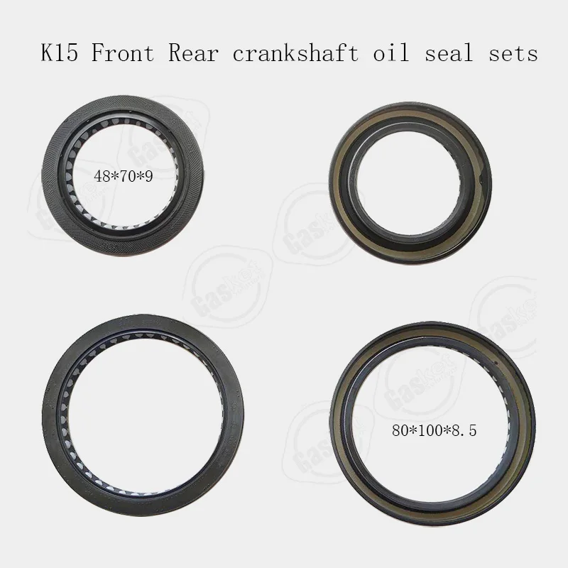 

Crankshaft Front and Rear Oil Seal For Nissan H15 K21 H25 H20-2 K15 K25 H20 Diesel Engine Parts AH2788G AE3527E