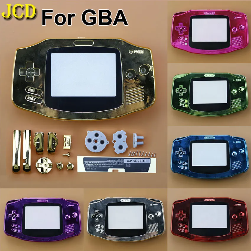 

JCD New Housing Shell Case For GBA Game Console Shell Case Cover with Buttons Screen Lens Replacement For Gameboy Advance