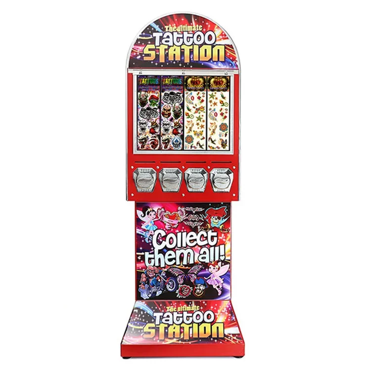 Unique Wholesale New Product Outdoor Sticker Tattoo Vending Machine