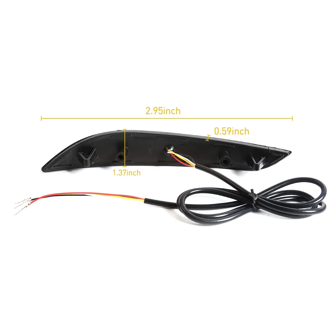 Waterproof Car Accessories Suitable For Chevrolet Cruze 2017 2018 Rear Bumper Reflector Brake Warning Dynamic Turn Signal 12V