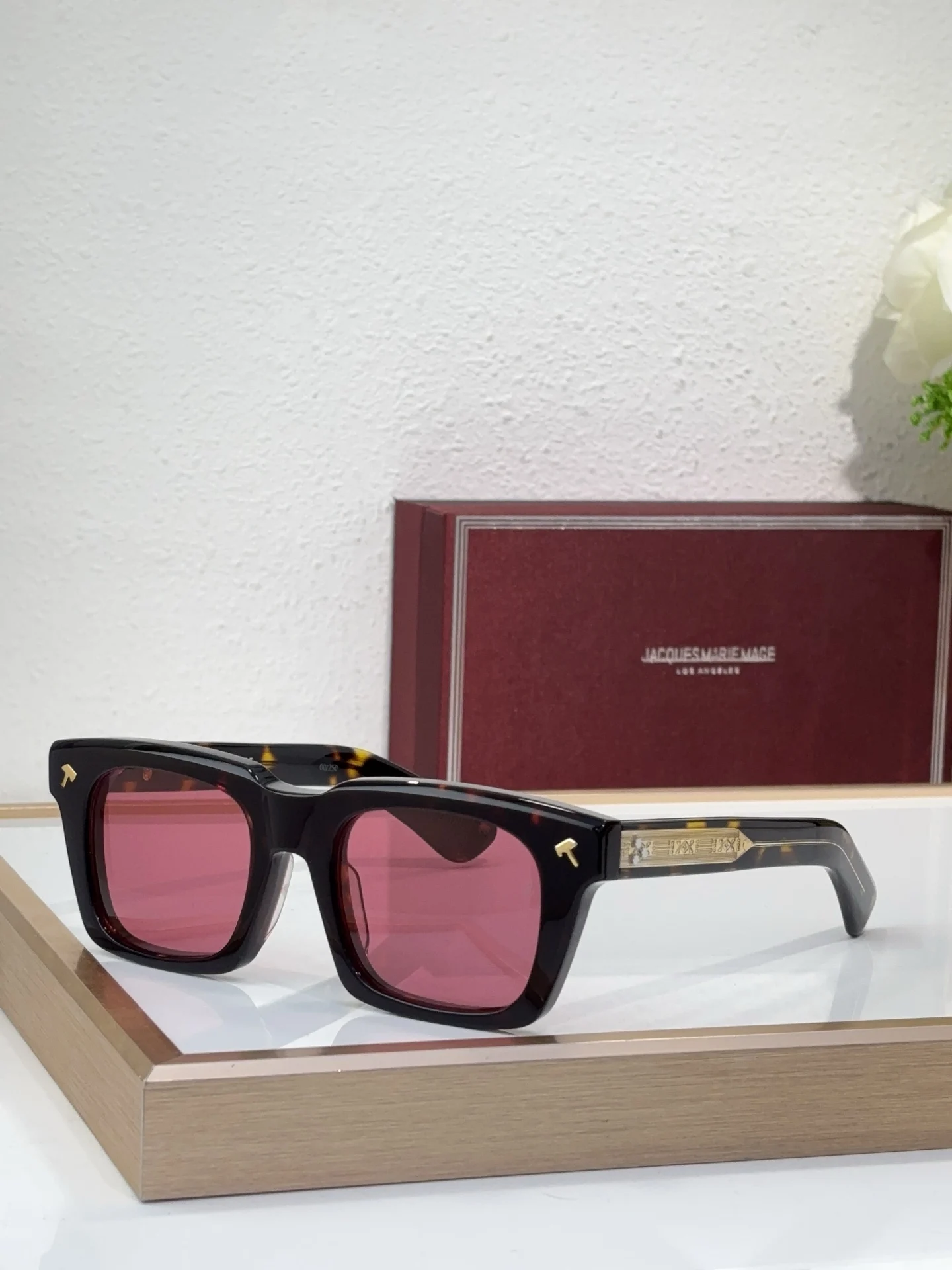QUENTIN JACQUES MARIE MAGE شعبية سميكة خلات مربع النظارات الشمسية الفاخرة العلامة التجارية الرجال النظارات الشمسية موضة في الهواء الطلق النساء Sunies