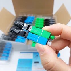 Quick Field Assembly FTTH Embedded Optical Fast Connector SC APC SM Fiber Optic SC UPC Cold Connector High Quality Lot