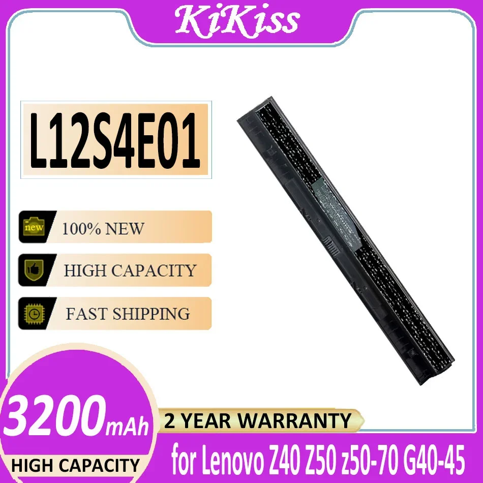 KiKiss Battery L12S4E01 3200mAh for Lenovo Z40 Z50 z50-70 G40-45 G50-30 G50-70 G50-75 G50-80 G400S G500S L12M4E01