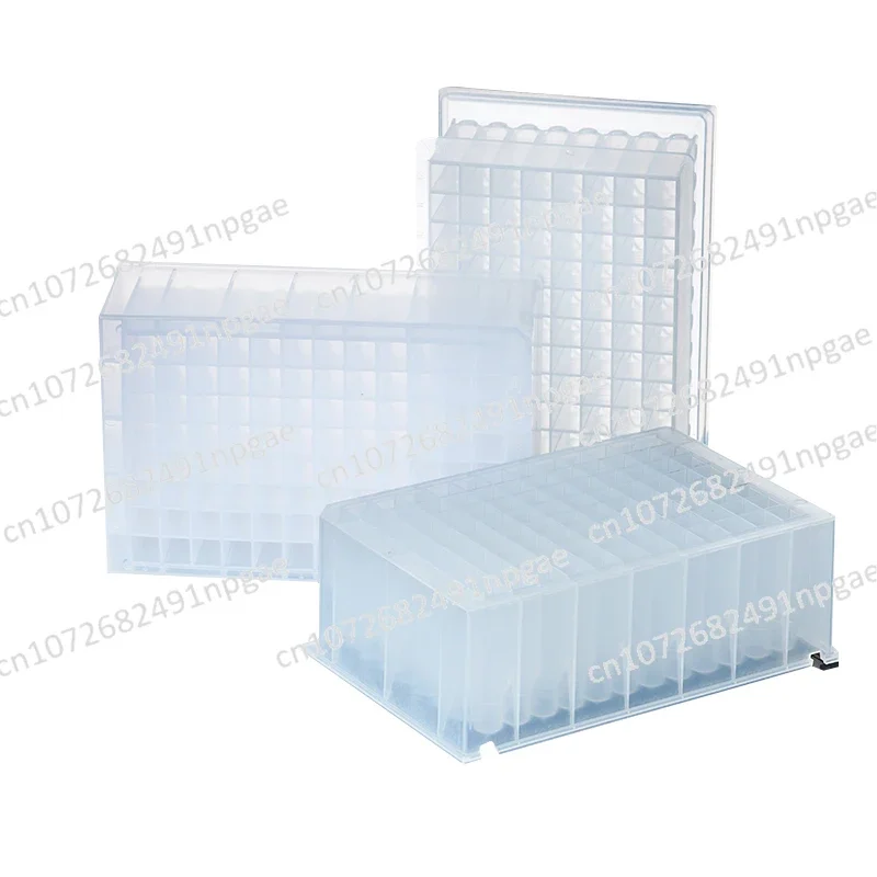 

24/48/96-well Circular Deep-well Plate Cell Culture Storage Plate Storage Sampling Plate PCR Square Hole Silicone Cover