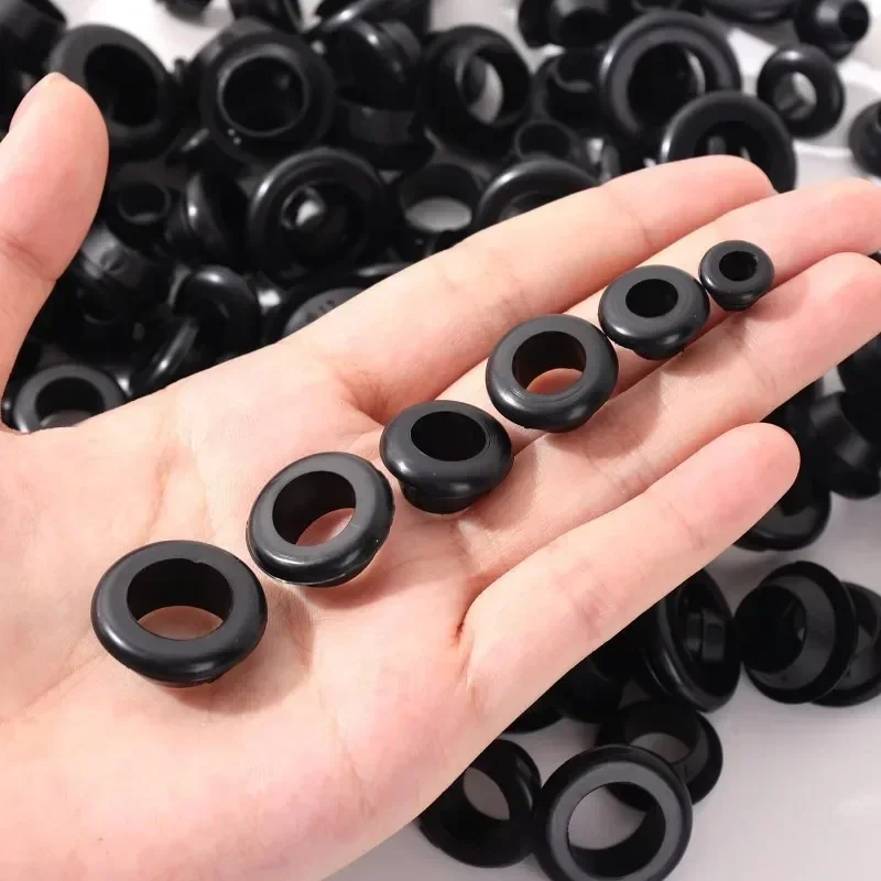 Rubber Grommet Assortment Kit Wire Protector Cable Anti Friction Wiring Hole Plug Wiring Blanking Grommet Plumbing Gasket Rings
