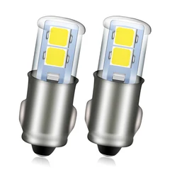 2 pezzi BA7S T7 lampadina a Led lampada di retromarcia 200Lm lampada di avvertimento cruscotto auto cruscotto pannello strumenti moto 6V 6000K 4300K bianco
