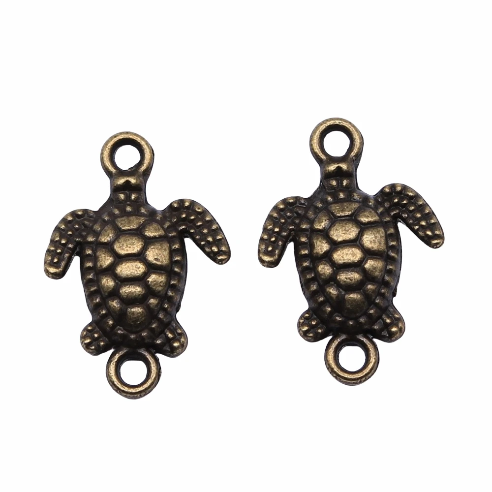 Connecteur de tortue de mer, 150 pièces, 21x14mm