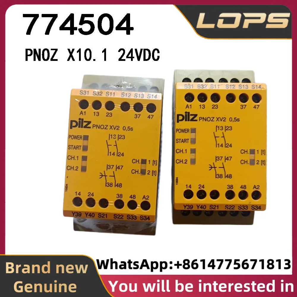 PNOZ X10.1 24VDC Pilz 774504 safety relay, brand new original genuine, large quantity in stock, welcome to inquire