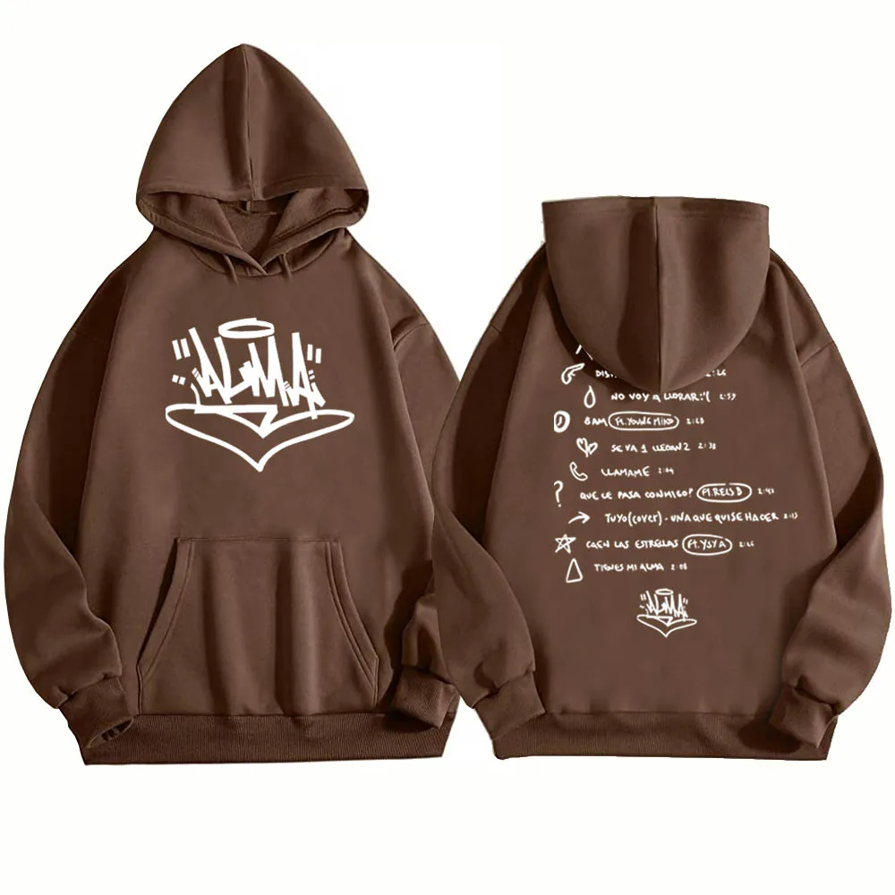 Sudadera con capucha de la gira mundial de Nicki Nicole ALMA, sudaderas de manga larga Harajuku Unisex, regalo para fanáticos de Nicki Nicole Merch Nicki Nicole