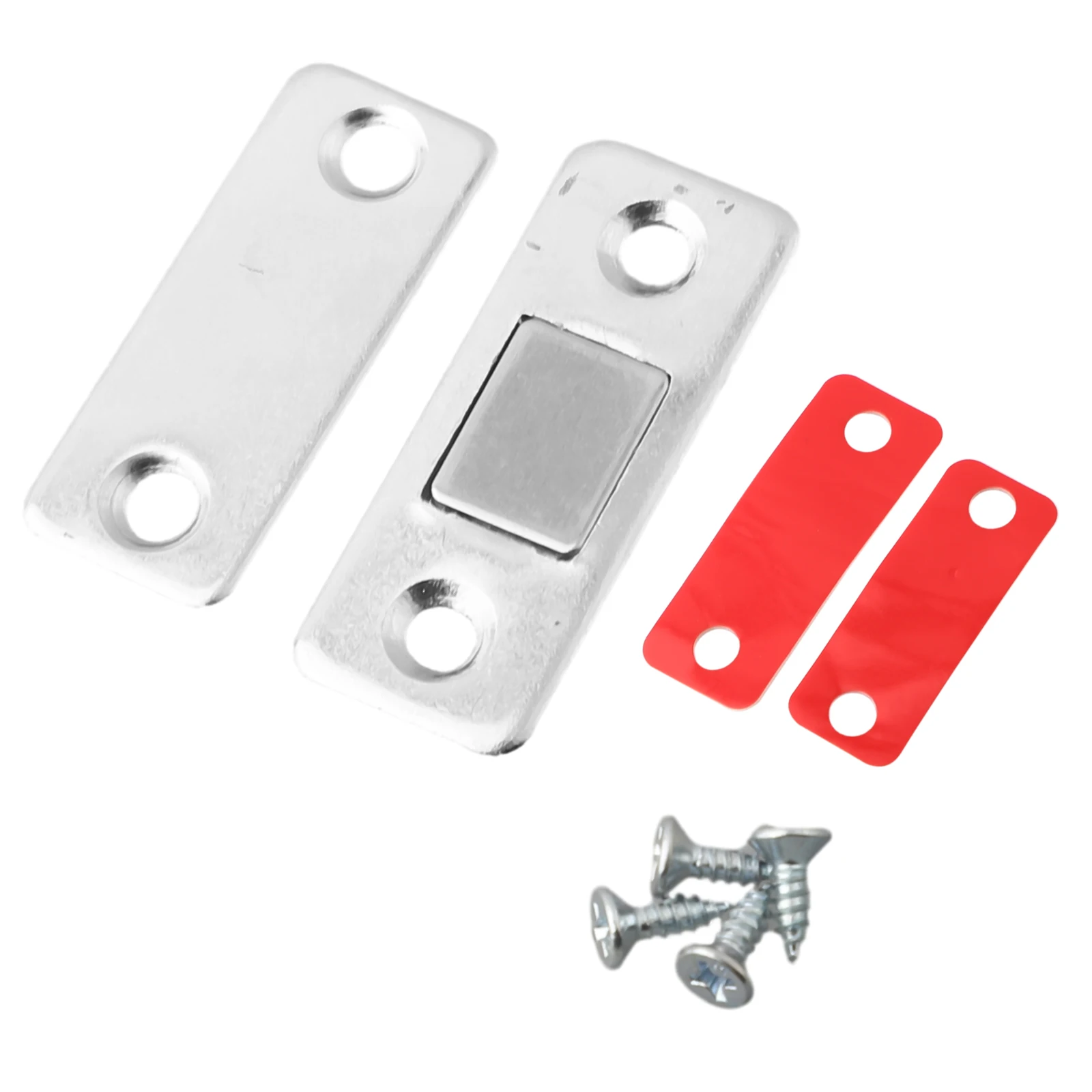 New Self-adhesive Latch Catch Latch Home W/ Screws Bedroom Household Bookcase Replacement Bücherregal Werkzeug