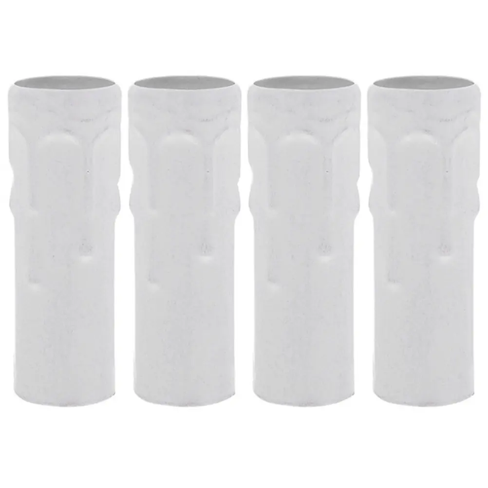 4Pcs Crystal Chandelier Flanging Sleeve E14 Base Casing Lamp Base Sleeve Lighting Accessories Lighting Parts