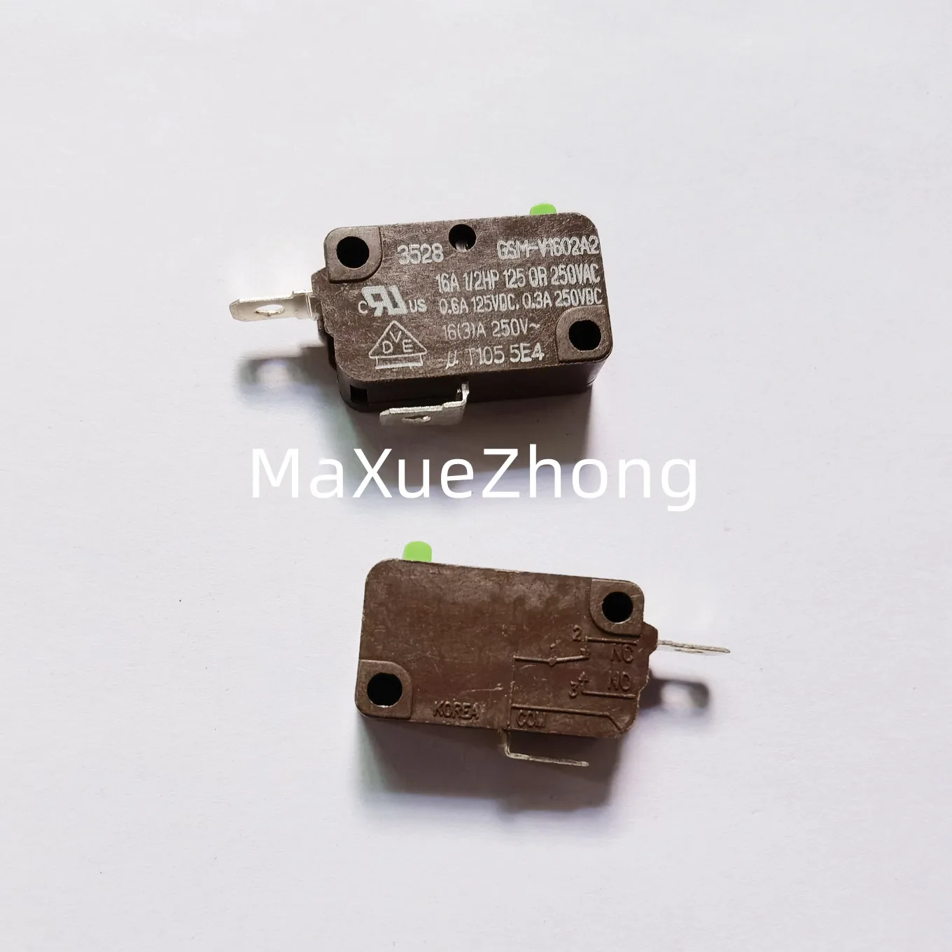 Original new 100% silver contact micro switch GSM-V1602A2 limit switch 16A 250V