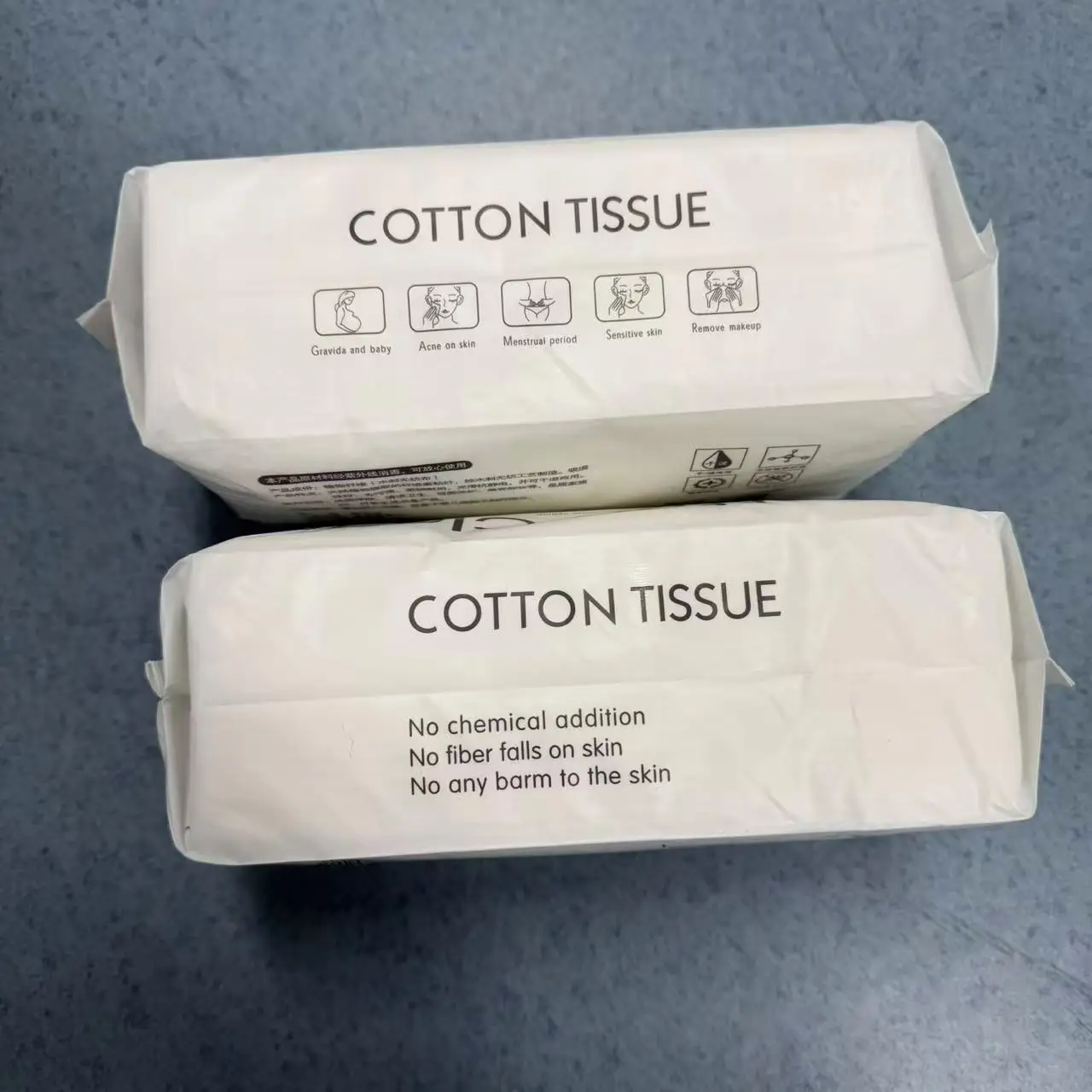 50pcs/Bag White Removable Face Towel Disposable Beauty Salon Make Up Towels Face Hand Wash Wipes 20*20cm Cotton Clean Tissue