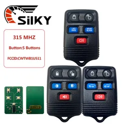 SilKY 5 Button Car Remote Key 315Mhz for Ford Expedition Lincoln Navigator 2004-2011 Keyless Fob Key FCC: CWTWB1U511