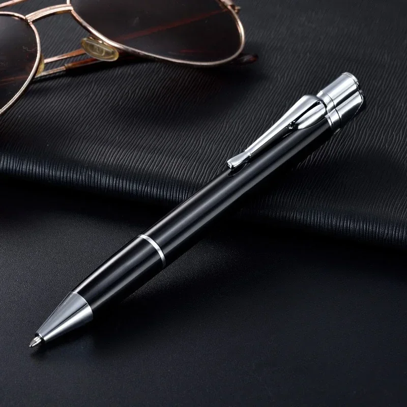 New Ballpoint Pen Lighter Personalized Creative Metal Outdoor Windproof Cigarette Lighter Unusual Portable High-Power Gadget