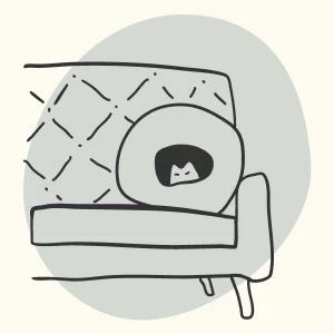 Each kitten bed is handmade by artisans and one of a kind