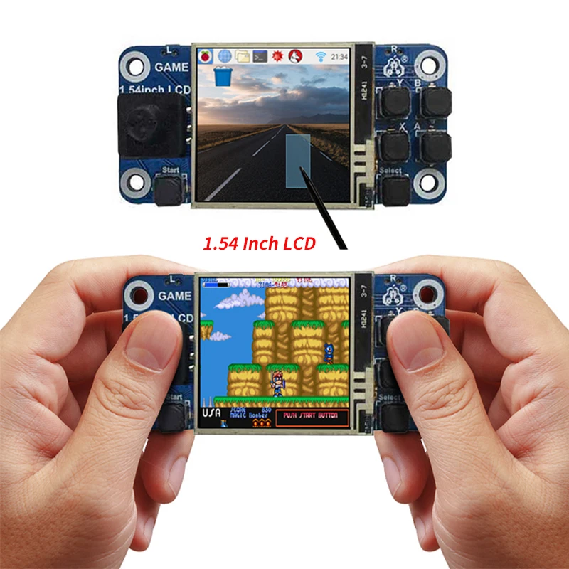 

Raspberry Pi 1.54 Inch TFT Touch LCD Screen Game Hat Mini Game Console Display For Raspberry Pi Zero 2 W 3B 4B CM4