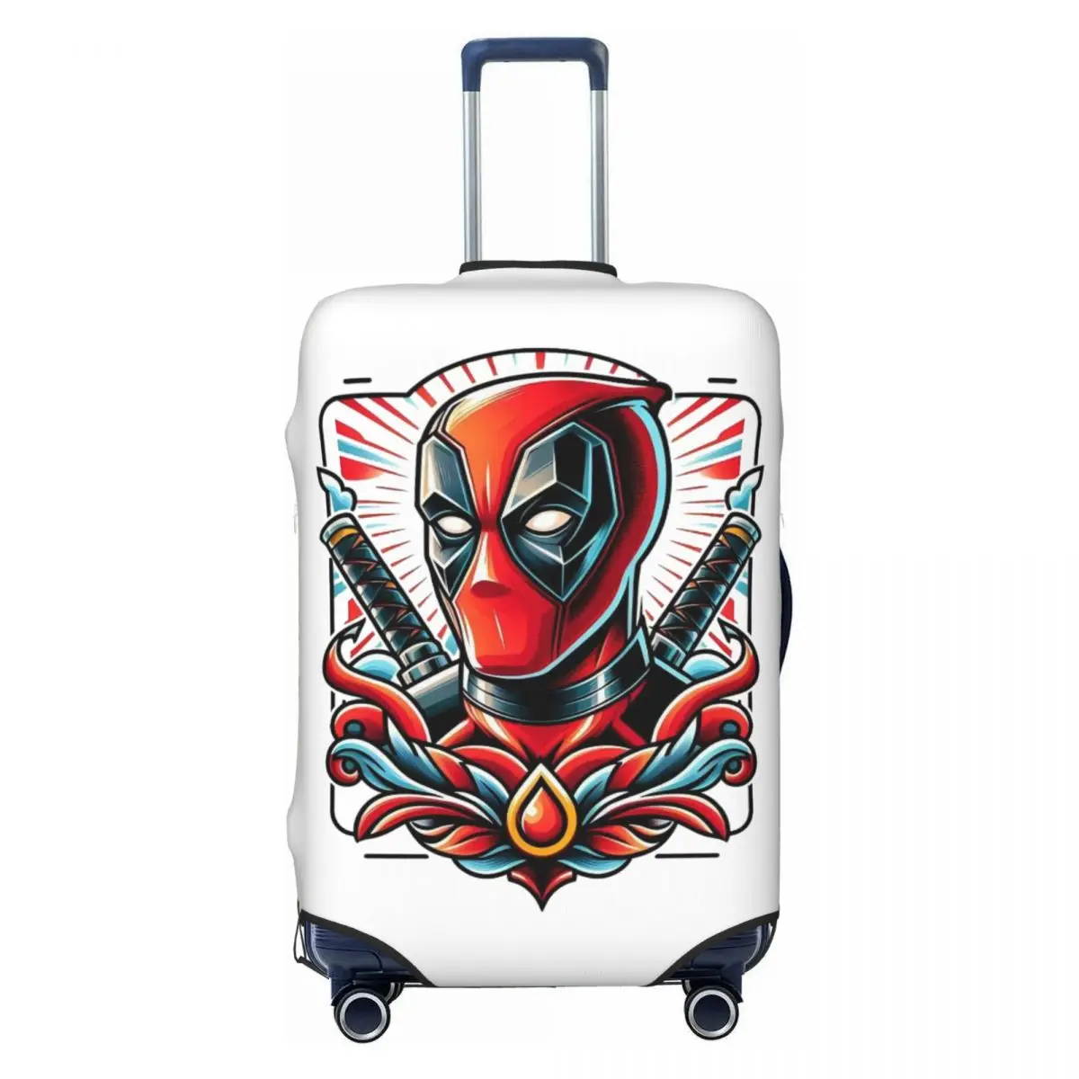 

Custom Deadpool Movie Luggage Cover Funny Suitcase Protector Covers Suit For 18-32 inch