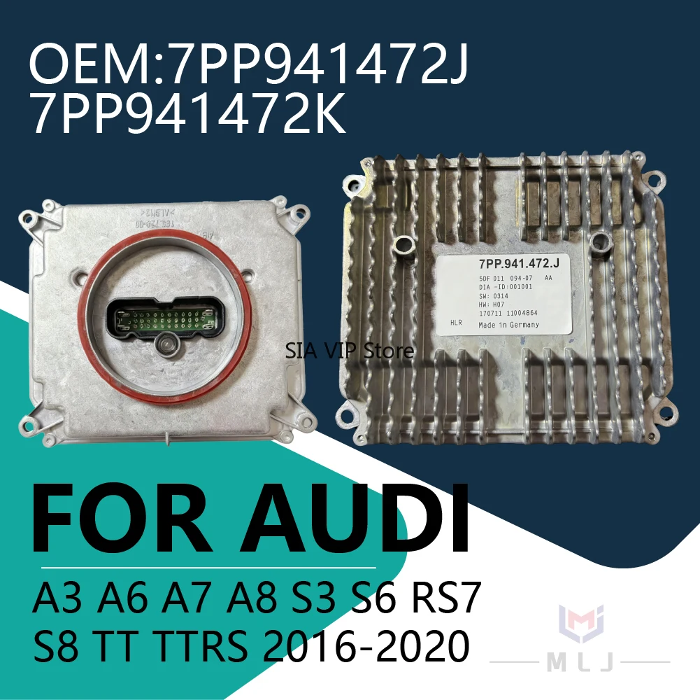 

For Audi A3 A6 S6 A7 S7 RS7 7PP941472J 7PP941472K Matrix LED headlight computer control drive module 7PP.941.472.J 7PP.941.472.K