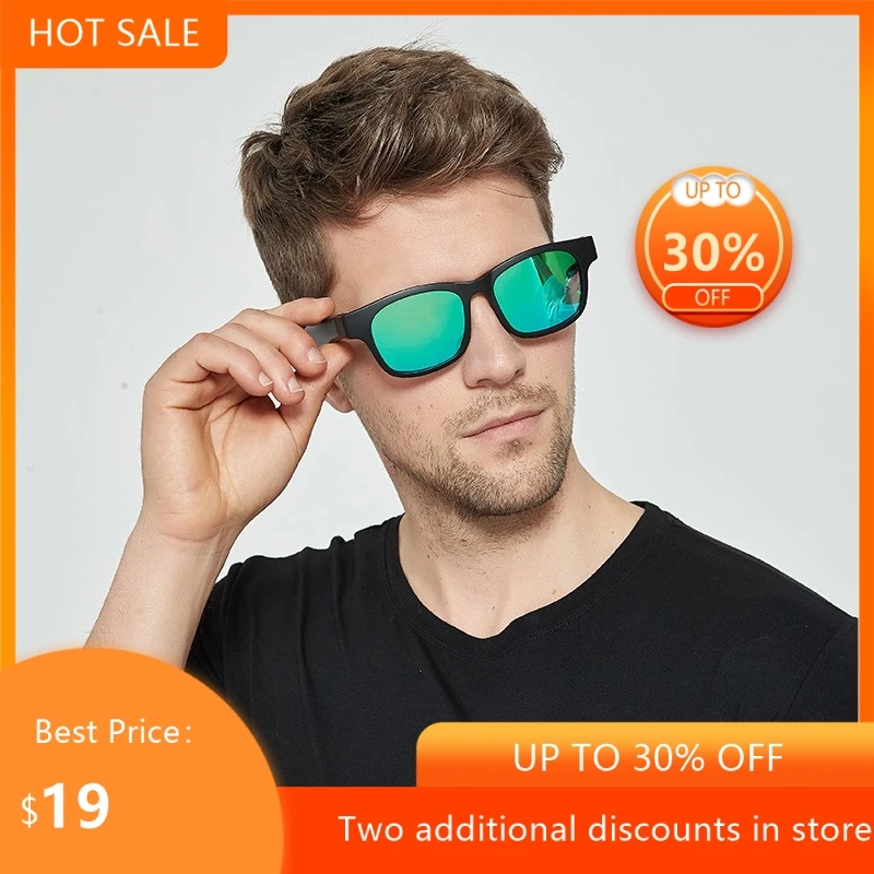 Echowear Smart Bluetooth Earphones 5.0 Dual Ear Communication Phone Universal Fashion Upgrade Popular Smart Sunglasses New 2026