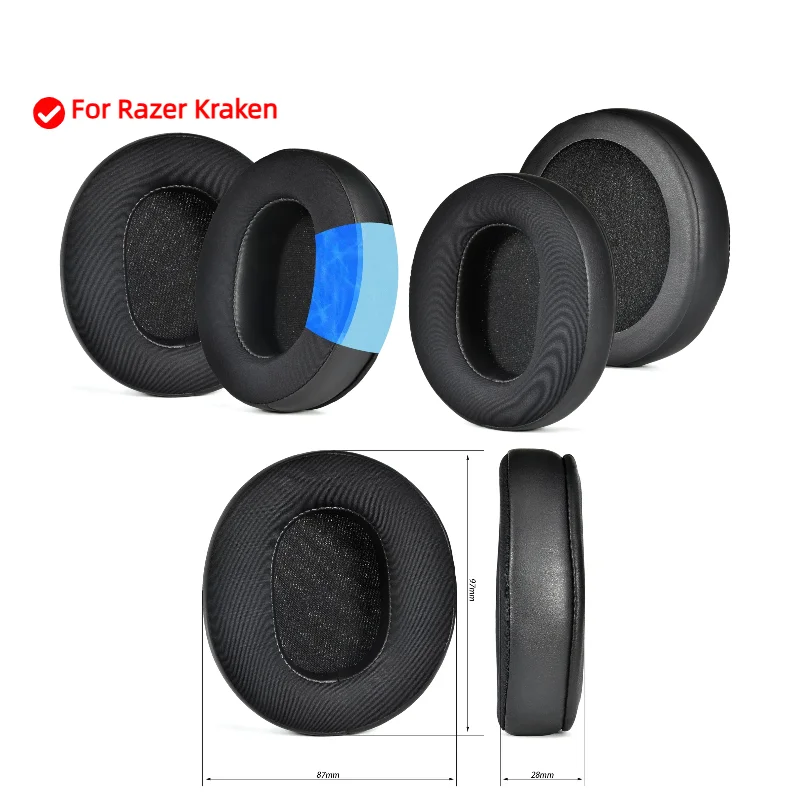

Replacement Ear Pads for Razer Kraken Headset Headphones Earmuff Earpads Cover Cups